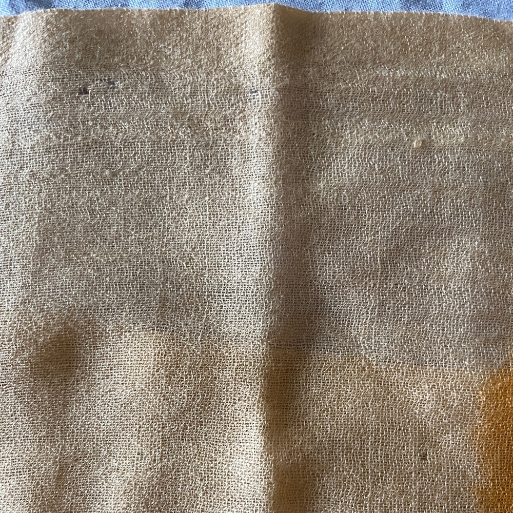 Ombre Pashmina Orange Creamsicle Shawl Fine Wool Beaded Embroidery Fringe Scarf - Picture 6 of 7